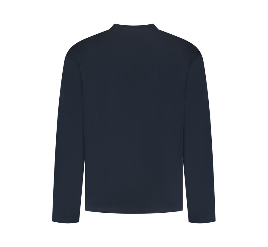 Original Chest Logo Longsleeve T-shirt Dark Navy (25039113 - 57)