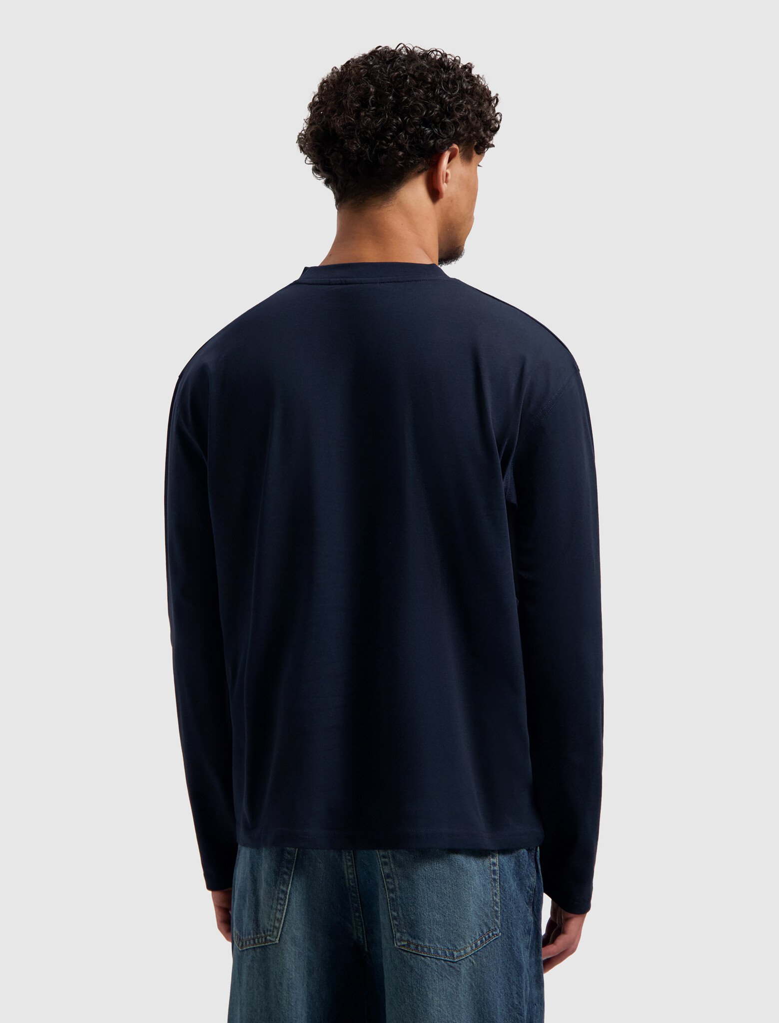 BALLIN' BALLIN' Original Chest Logo Longsleeve T-shirt Dark Navy  XL BALLIN'