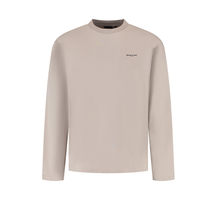 Original Chest Logo Longsleeve T-shirt Taupe (25039113 - 53)
