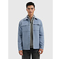 Regular fit Flannel Overshirts Mid Blue (25030201 - 36)