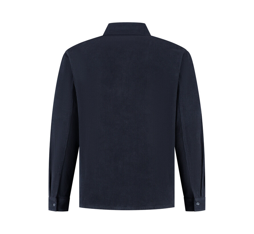 Regular Fit Longsleeve Corduroy Shirts Dark Navy (25030207 - 57)