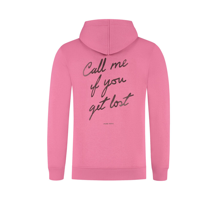 Call Me If You Get Lost Hoodie Raspberry (25030302 - 24)