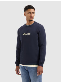 Pure Path Pure Path Chain Stitch Sweater Dark Navy (25030307 - 57)