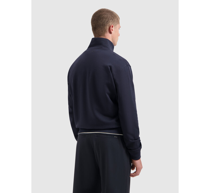 Embroidery Half-zip Sweater Dark Navy (25030311 - 57)