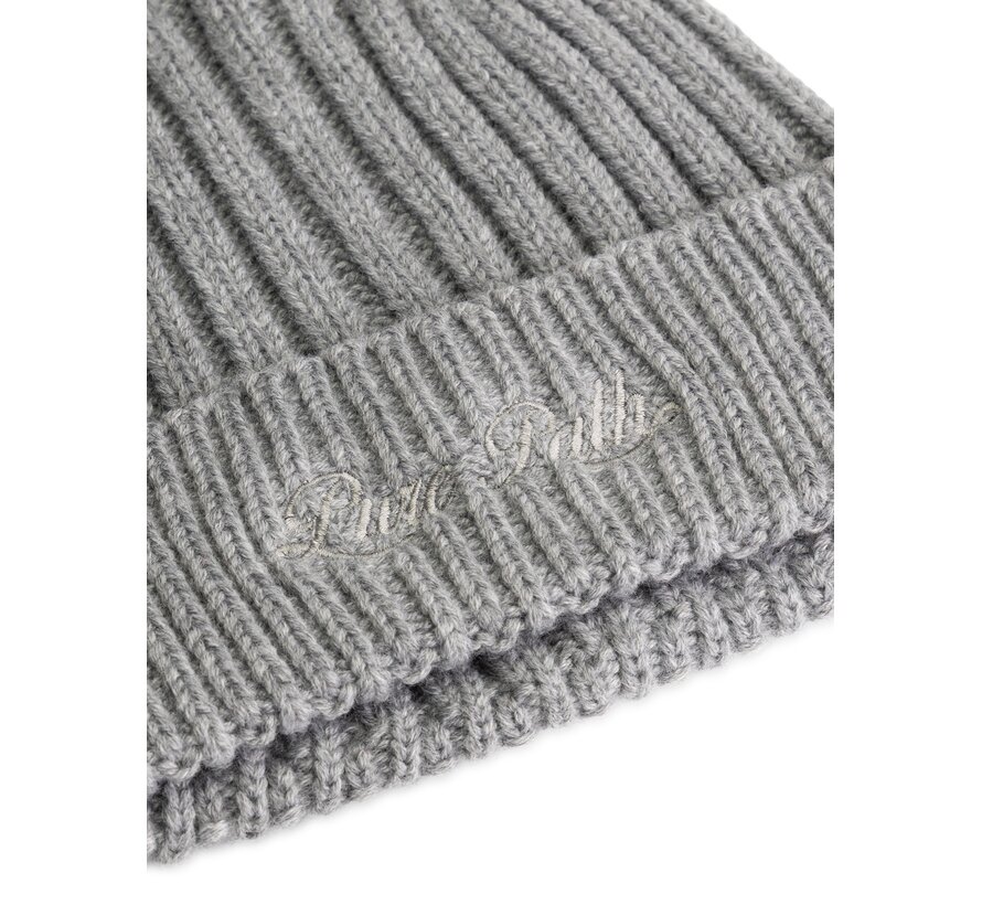 Logo Beanie Grey Mel. (25030703 - 03)