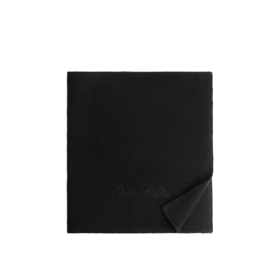 Logo Scarf Black (25030704 - 02)