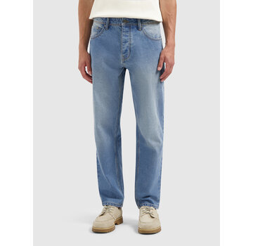 Pure Path The Aiden Loose Fit Jeans Denim Mid Blue (W1576 - 83)