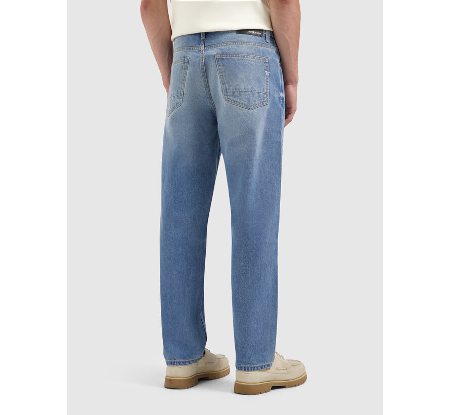 The Aiden Loose Fit Jeans Denim Mid Blue (W1576 - 83)