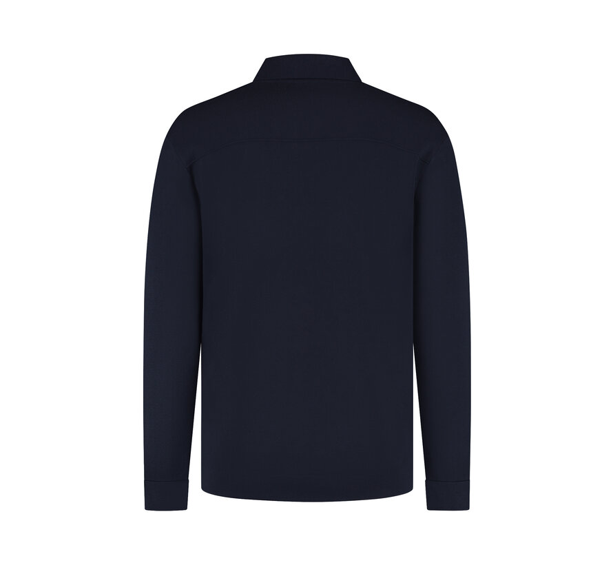 Pure Path Heavy Knit Full-zip Cardigan Dark Navy (25030817 - 57)