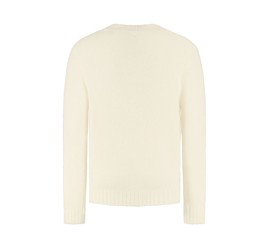 Knit V-neck Cardigan Ecru (25030812 - 54)