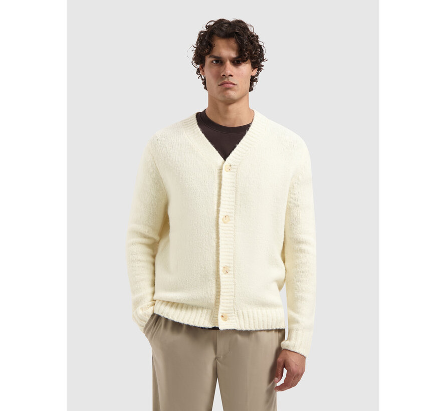 Knit V-neck Cardigan Ecru (25030812 - 54)