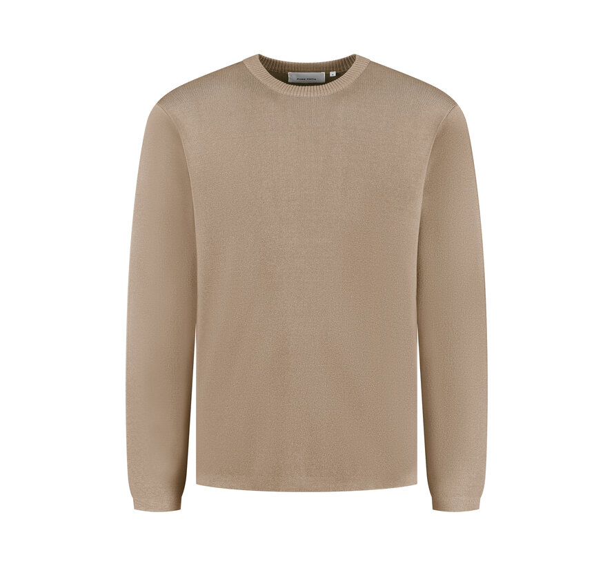 Heavy Knit Sweater Taupe (25030811 - 53)