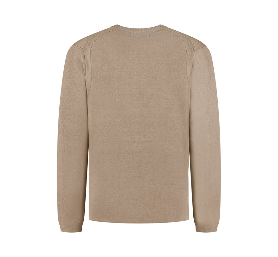 Heavy Knit Sweater Taupe (25030811 - 53)