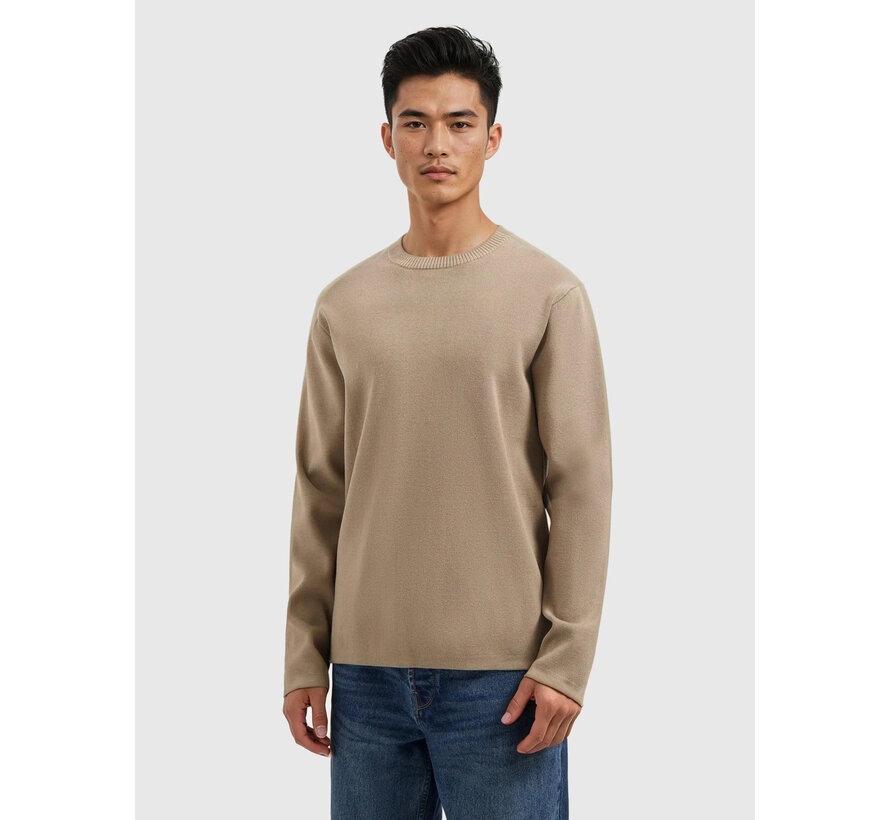 Heavy Knit Sweater Taupe (25030811 - 53)