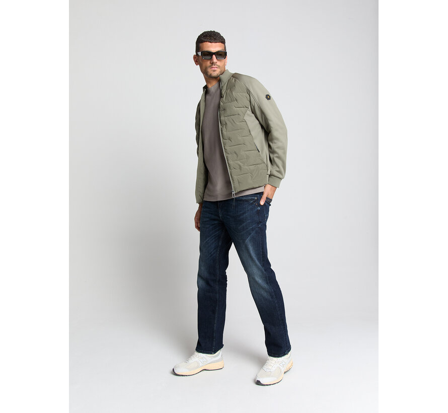 Jacket Short Fit Sealed Knitted Mix Steel (29630810 - 123)