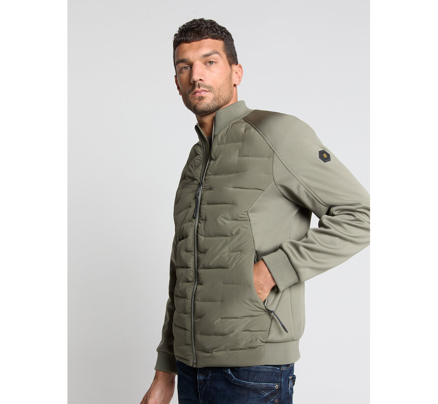 Jacket Short Fit Sealed Knitted Mix Steel (29630810 - 123)