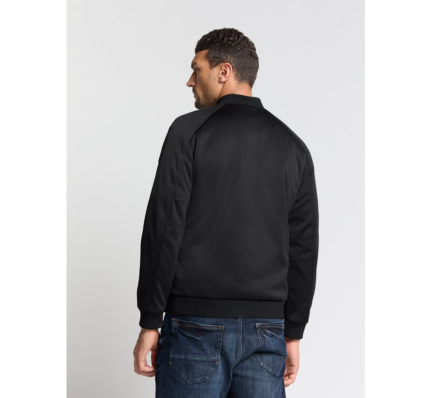 Jacket Short Fit Sealed Knitted Mix Black (29630810 - 020)