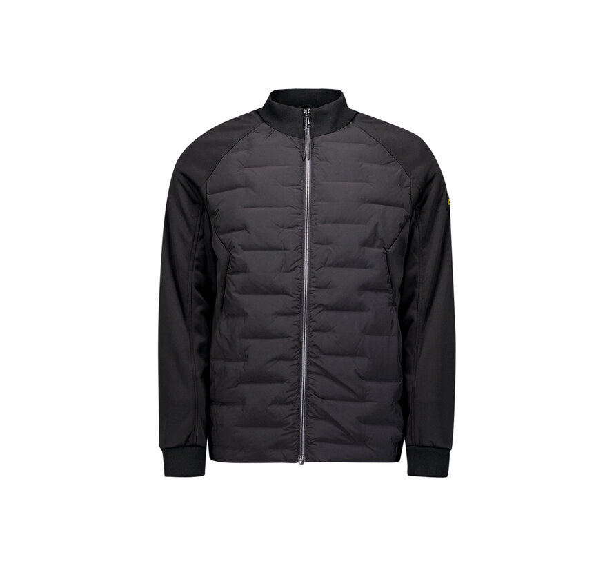 Jacket Short Fit Sealed Knitted Mix Black (29630810 - 020)