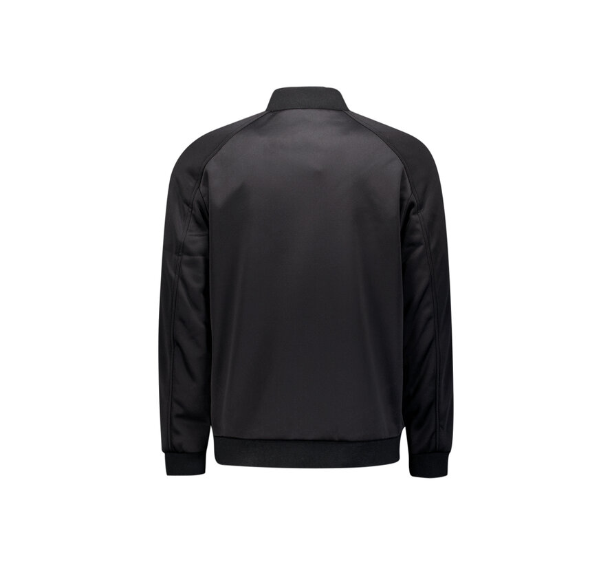 Jacket Short Fit Sealed Knitted Mix Black (29630810 - 020)