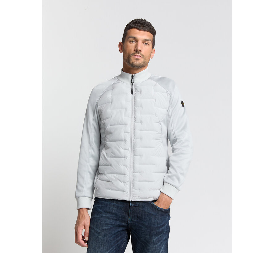 Jacket Short Fit Sealed Knitted Mix Chalk (29630810 - 017)