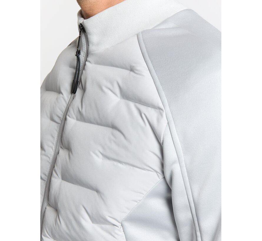 Jacket Short Fit Sealed Knitted Mix Chalk (29630810 - 017)