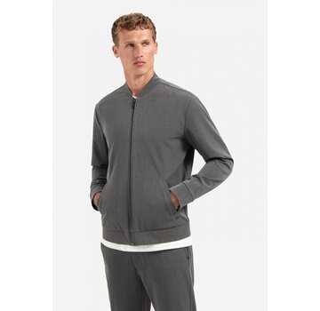 No Excess Jacket Shirt Bomber Melange Hybrid Grey Melange (29620822 - 102)