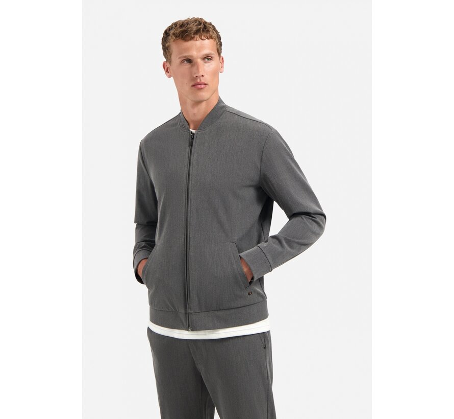 Jacket Shirt Bomber Melange Hybrid Grey Melange (29620822 - 102)