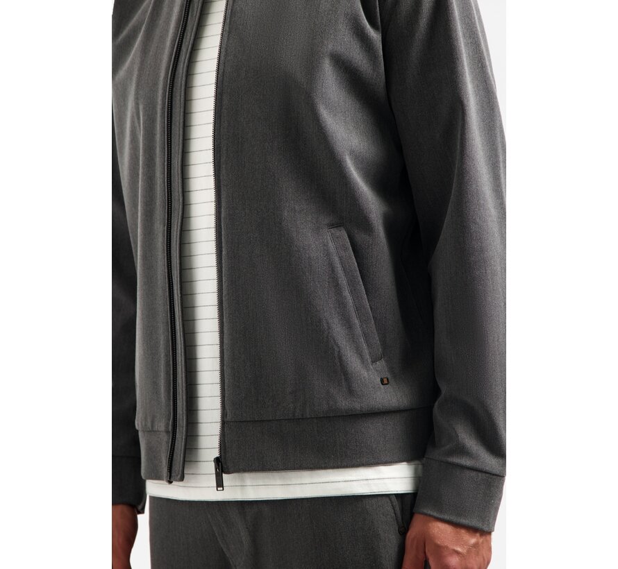 Jacket Shirt Bomber Melange Hybrid Grey Melange (29620822 - 102)