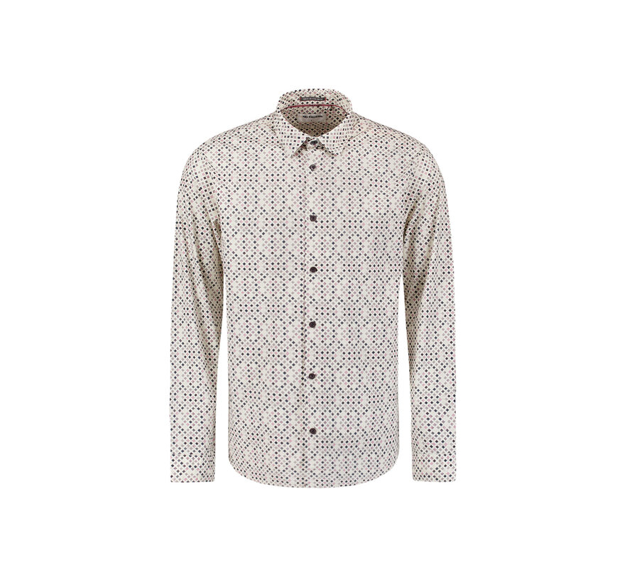 Shirt Stretch Allover Printed Mauve (29450804 - 146)