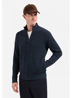 No Excess Cardigan 2 Coloured Melange Night (29230944 - 078)