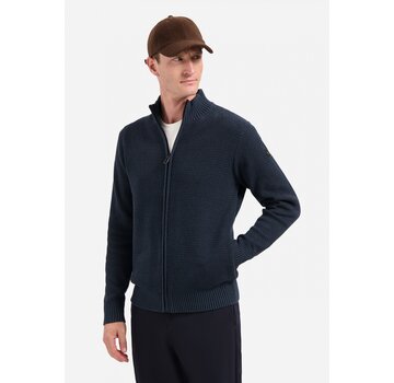 No Excess Cardigan 2 Coloured Melange Night (29230944 - 078)