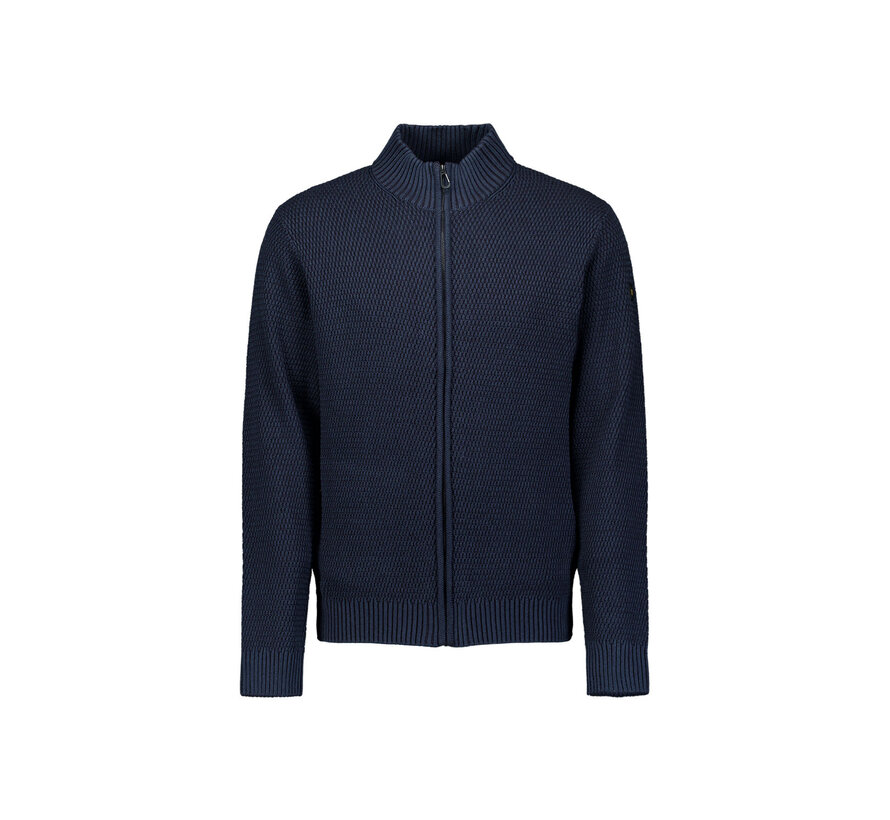 Cardigan 2 Coloured Melange Night (29230944 - 078)