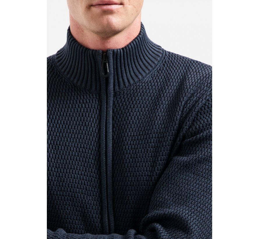 Cardigan 2 Coloured Melange Night (29230944 - 078)