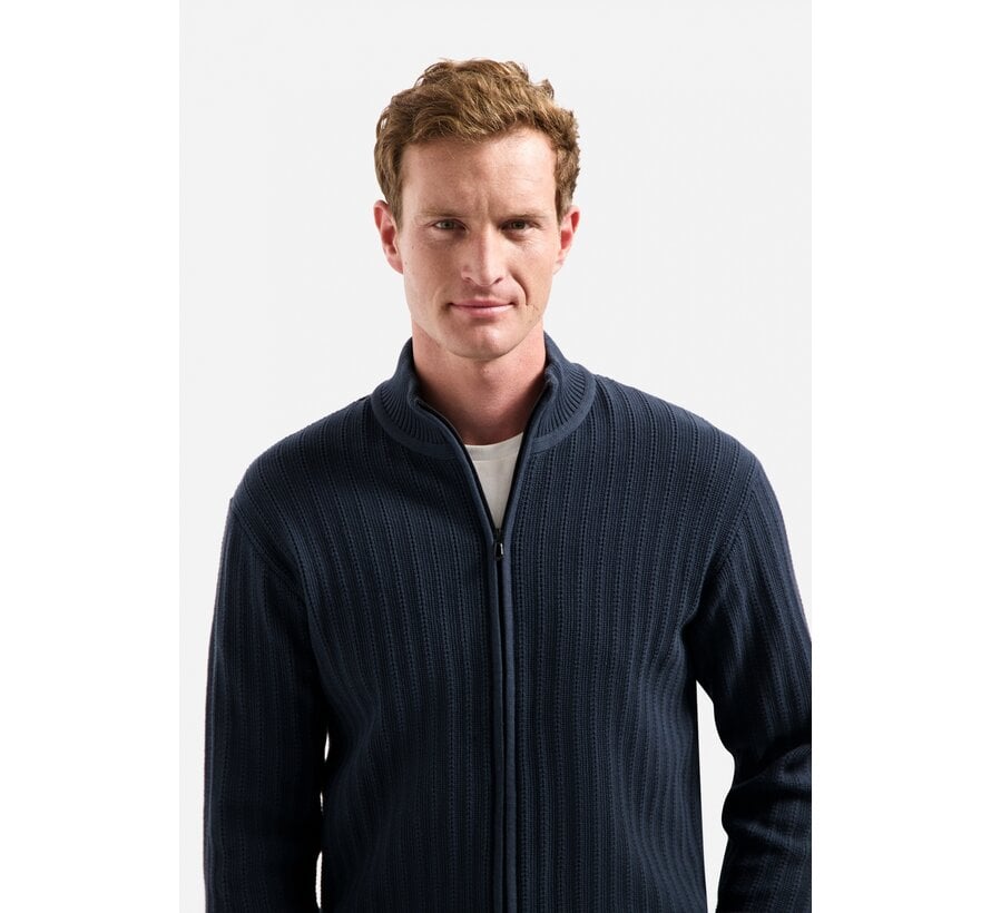 Cardigan Full Zip Relief Night (29230937 - 078)