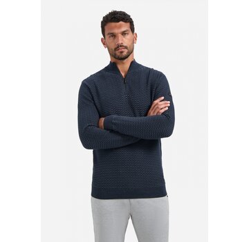 No Excess Pullover Half Zip Jacquard Plated Night (29230926 - 078)