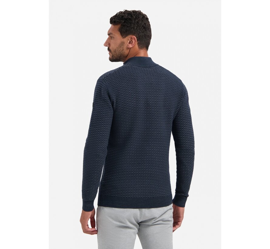 Pullover Half Zip Jacquard Plated Night (29230926 - 078)