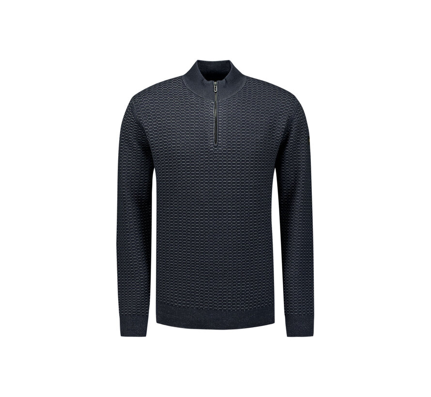 Pullover Half Zip Jacquard Plated Night (29230926 - 078)