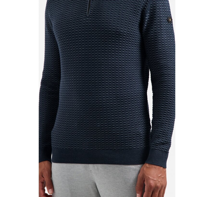 Pullover Half Zip Jacquard Plated Night (29230926 - 078)