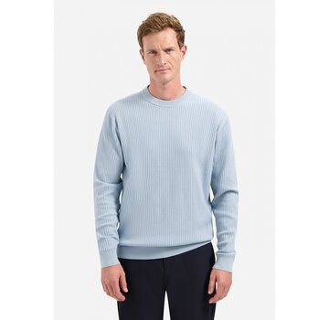 No Excess Pullover Crewneck Rib Dusty Blue (29230920 - 138)
