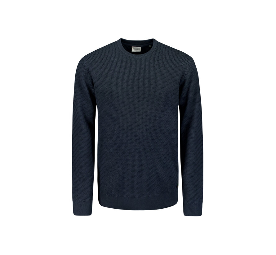 Pullover Crewneck Jacquard Solid Night (29230916 - 078)
