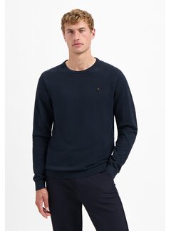 No Excess Pullover Crewneck Plated Structure Knit Night (29230821 - 078)