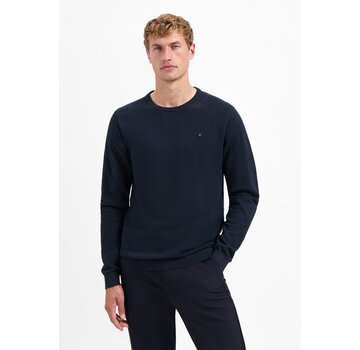 No Excess Pullover Crewneck Plated Structure Knit Night (29230821 - 078)