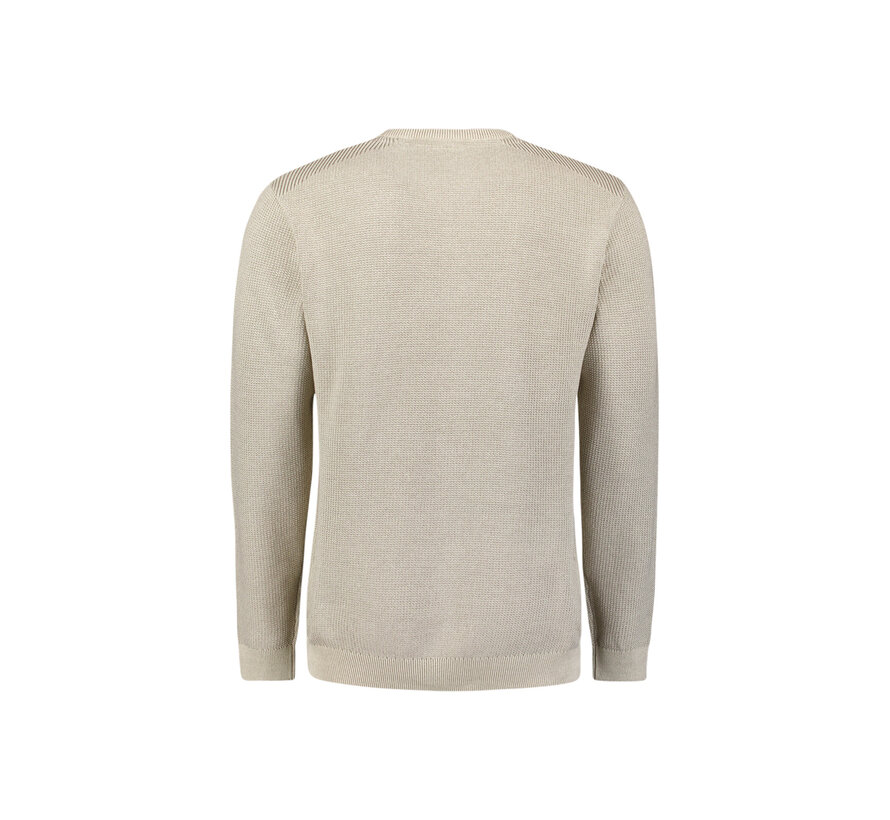 Pullover Crewneck Plated Structure Knit Kit (29230821 - 013)