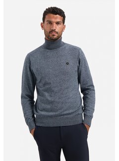 No Excess Pullover Roll Neck Dusty Blue (29210982 - 138)