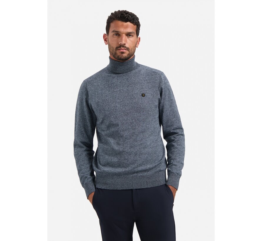 No Excess Pullover Roll Neck Dusty Blue (29210982 - 138)