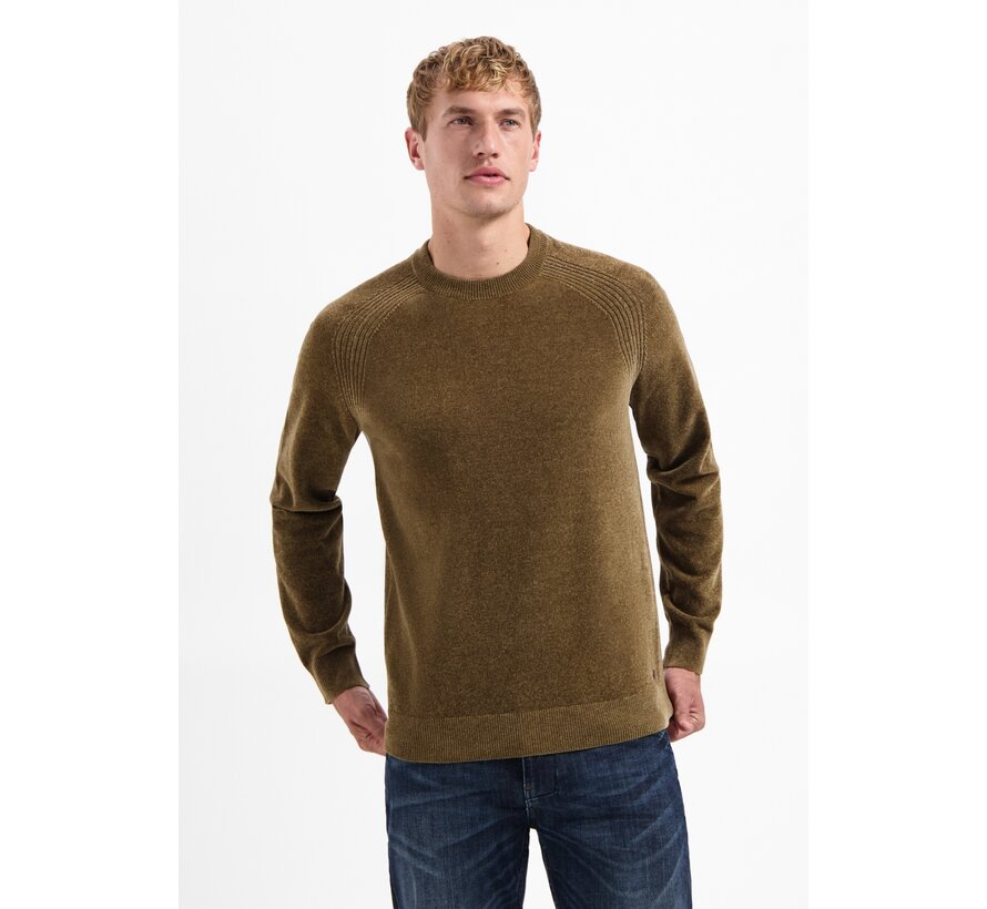 Pullover Crewneck Light Weight Chenille Taupe (29210950 - 044)
