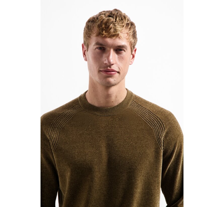 Pullover Crewneck Light Weight Chenille Taupe (29210950 - 044)