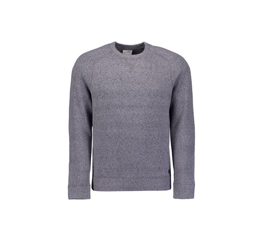 Pullover Crewneck Soft Wool Blend Washed Blue (29210822 - 137)
