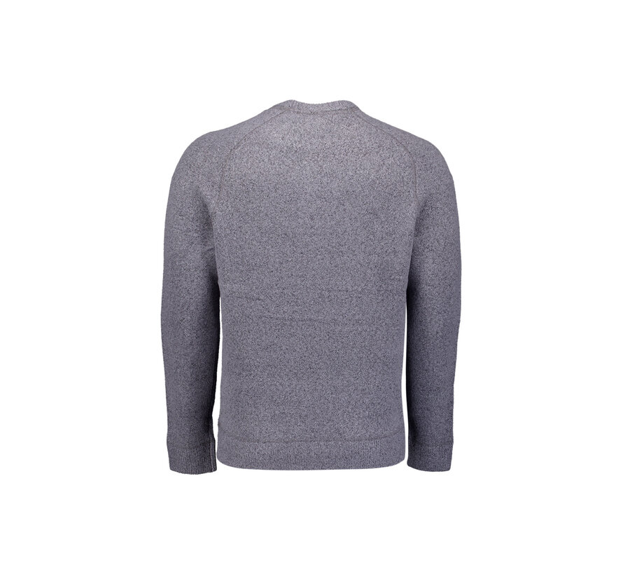 Pullover Crewneck Soft Wool Blend Washed Blue (29210822 - 137)
