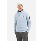 Sweater Hooded Brushed Dusty Blue (29130850 - 138)